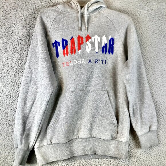 TRAPSTAR Hoodie Sweatshirt Size Medium Gray NWOT Streetwear
